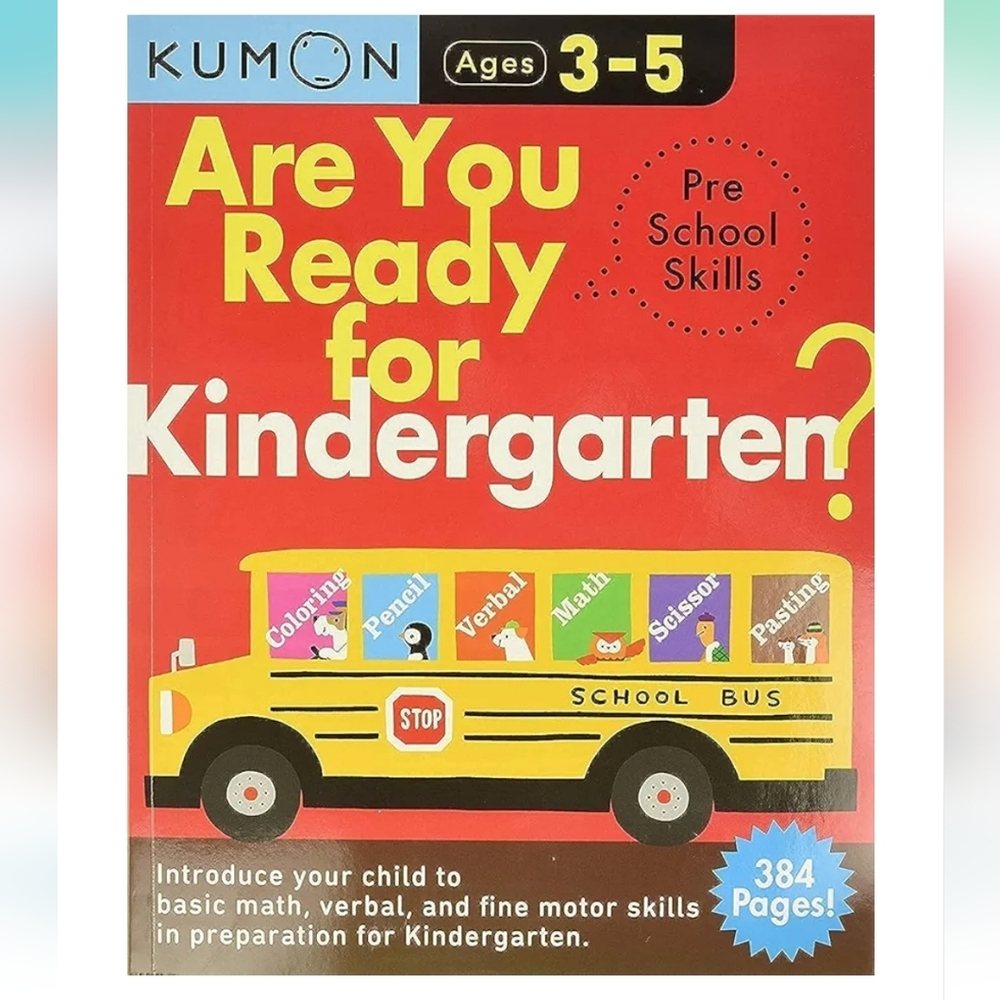 KUMON: Are You Ready for Kindergarten? Preschool Skills Book